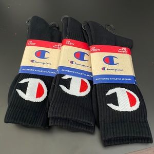COPY - Champion unisex crew socks Mens 6-12 women’s 8-12 2 pairs